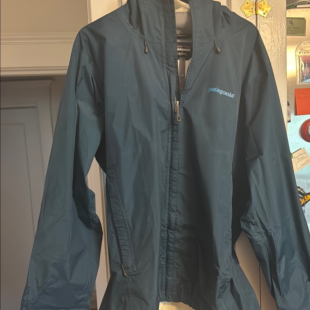 Patagonia Teal Rain/Windbreaker Jacket